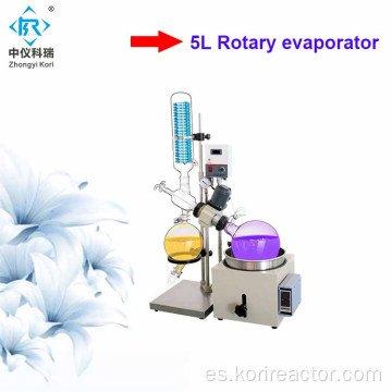 Evaporador rotatorio de vaporizador de destilación al vacío pequeño